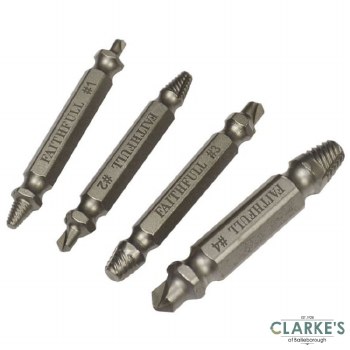 Faithfull Screw Extractor Set