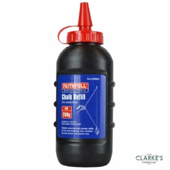 Faithfull Chalk Powder Refill  Red 250g