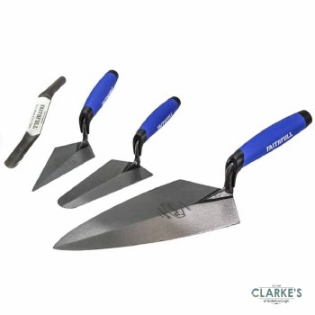Faithfull Professional Brick Trowel Set