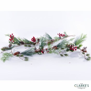 Winter Snow Christmas Garland 180 cm