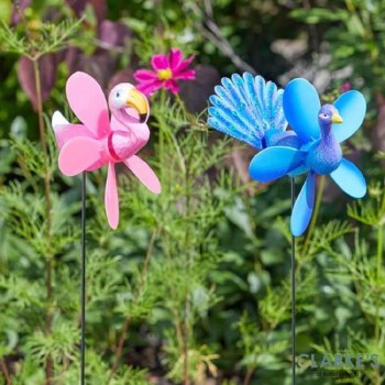 Peacock - Stake Garden Decoration
