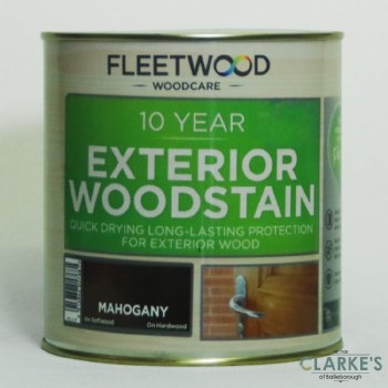 Fleetwood 10 Year Exterior Woodstain Mahogany 2.5 Litre
