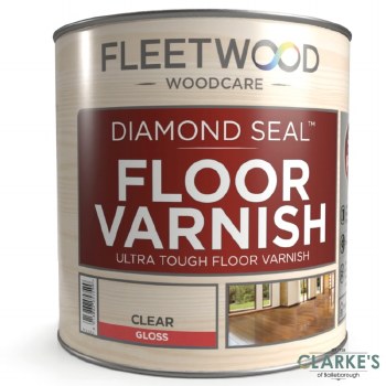 Fleetwood Diamond Seal Floor Varnish Clear Gloss 2.5 Litre