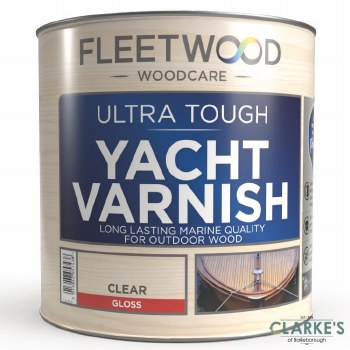Fleetwood Ultra Tough Yacht Varnish Clear Gloss 1 Litre