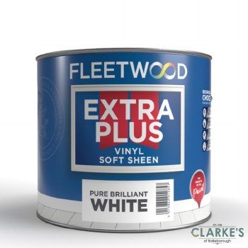Fleetwood Extra Plus Vinyl Soft Sheen White 2.5 Litre