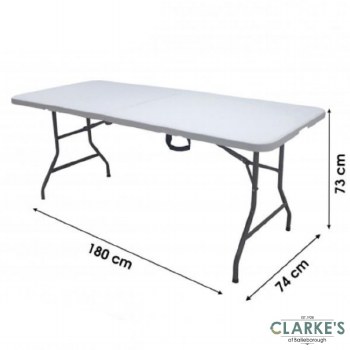 Large Folding Garden Table 180cm