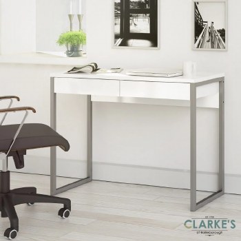 Function Plus Laptop Desk - White High Gloss