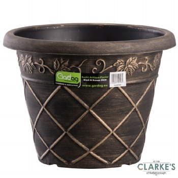 Gardag Antique Round Planter 45cm Bronze