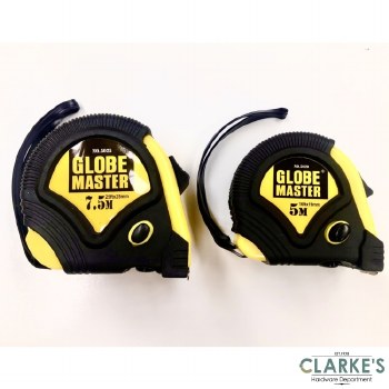 Globe Master Measure Tape Twin Pack 7.5m and 5m