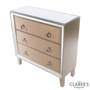 Hayden Mirrorred 3 Drawer Dresser
