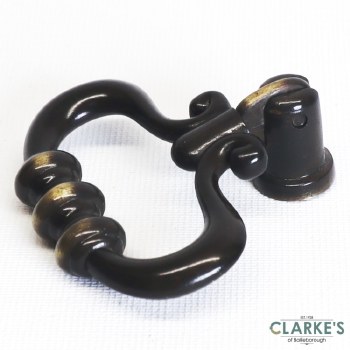 Antique Brass Drop Handle 40mm