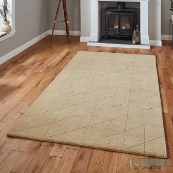 Kasbah KB2025 Wool Beige Rug 150 x 230cm