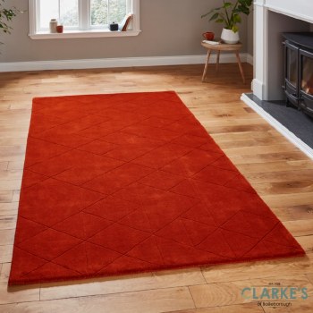Kasbah KB2025 Wool Terracotta Rug 150 x 230cm