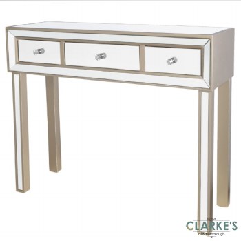 Kendra Mirrored Console Table