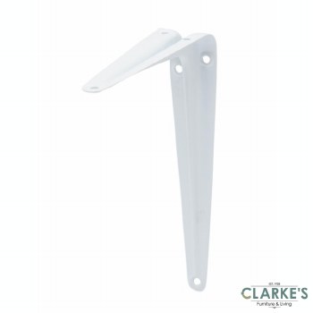 Model 6 Shelf Bracket White 15 x 20 cm