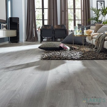 Mammut Plus Macro Oak Light Grey 10mm Laminate Floor