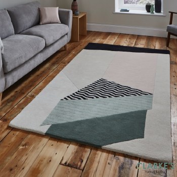 Michelle Collins 'Descend' Wool Rug 120 x 170cm