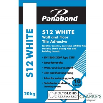 Panabond S12 Wall and Floor Tile Adhesive 20kg