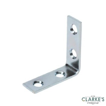 Perry Corner Braces Zinc Plated 38mm Pack of 10