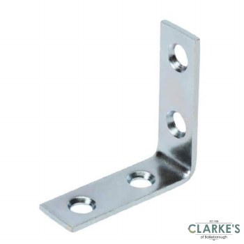 Perry Corner Braces Zinc Plated 63mm Pack of 10