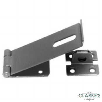 Perry Hasp & Staple Black 115mm