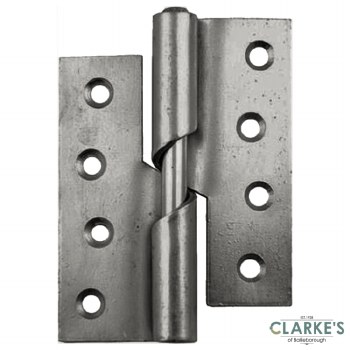 Perry Rising Butt Hinge Pair L/H Self Colour 100mm