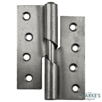 Perry Rising Butt Hinge Pair R/H Self Colour 100mm