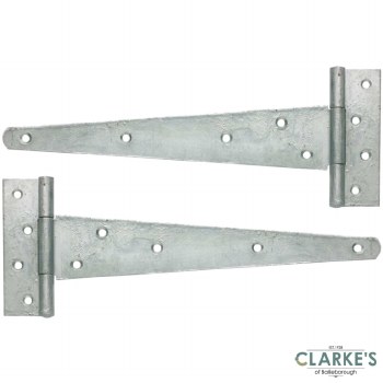 Perry Galvanised Weighty Tee Hinge Pair 6"