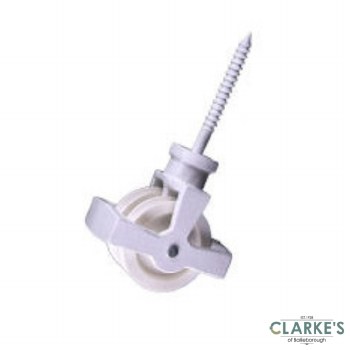 Perry Screw Cast Double Pulley 44mm