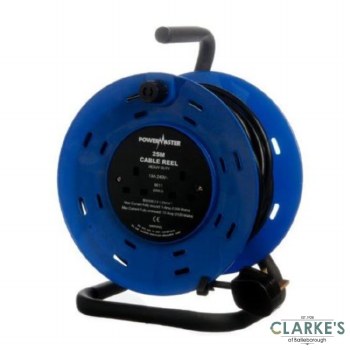 PowerMaster 2 Gang Cable Reel 25 Meter