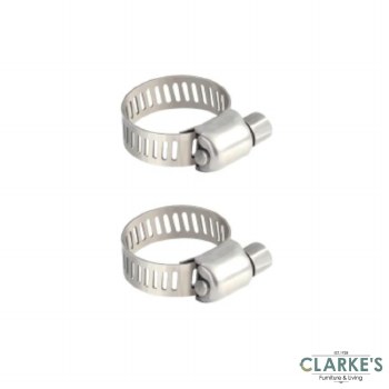 Premier Hose Clips 13 - 20 mm - 2 Pack