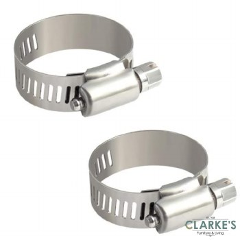 Premier Hose Clips 25 - 35 mm - 2 Pack
