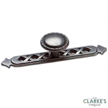Plate Knob Pewter 30mm