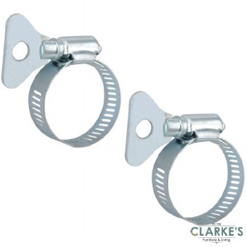 Premier Thumbscrew Hose Clips 19 - 25 mm - 2 Pack