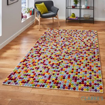 Prism PR429 Wool Multicolour Rug 150 x 230cm