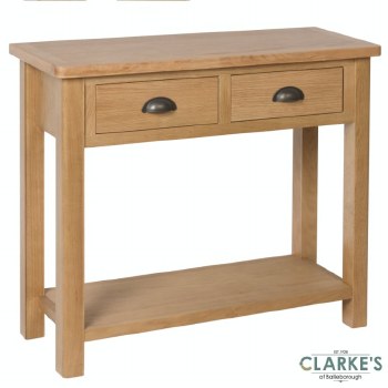 Purdi Oak Console Table