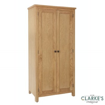 Purdi Oak Full Hanging Wardrobe