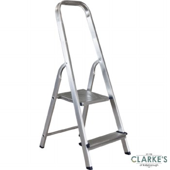 Radius 2 Step Aluminium Step Ladder