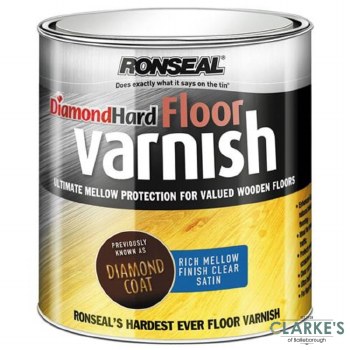 Ronseal Diamond Hard Floor Varnish Satin 5 Litre