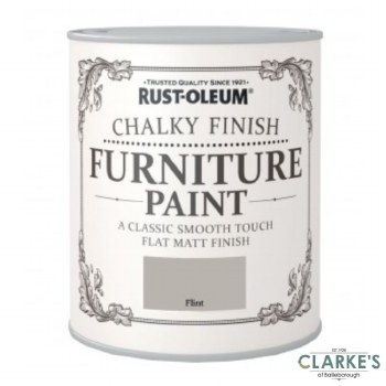 Rust-Oleum Chalky Finish Furniture Paint Flint 750 ml