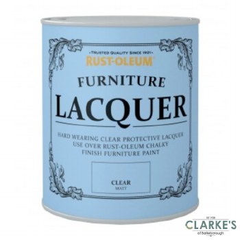 Rust-Oleum Furniture Lacquer Clear Matt 750ml