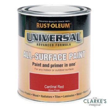 Rust-Oleum Universal All-Surface Paint Cardinal Red 750 ml