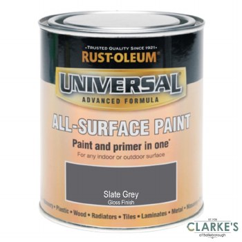 Rust-Oleum Universal All-Surface Paint Slate Grey 250 ml