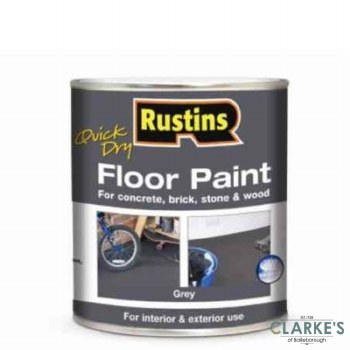 Rustins Floor Paint Grey 1 Litre