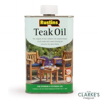 Rustins Teak Oil 500 ml