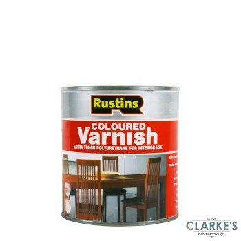Rustins Polyurethene Varnish Gloss Mahogany 250ml