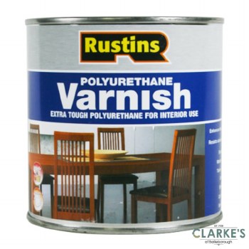 Rustins Polyurethene Varnish Satin Walnut 1 Litre