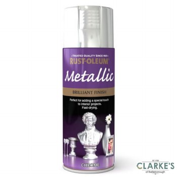 Rust-Oleum Metallic Spray Paint Chrome 400 ml