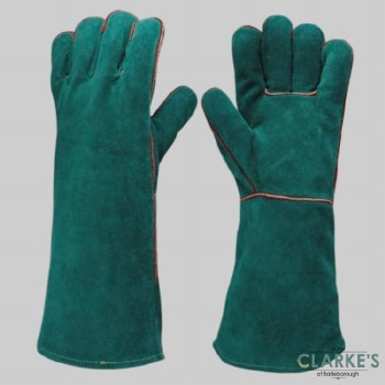 SafeLine Green Welders Glove Gauntlet