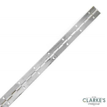 Securit Zinc Plated Piano Hinge 183 cm